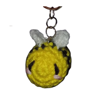 Bumble bee keychain