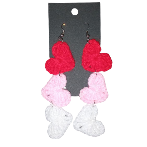 Heart Stack Earrings