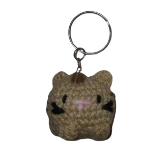Mochi Cat Keychain