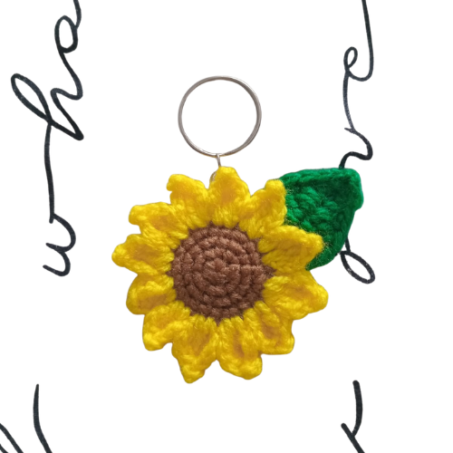 Sunflower Keychain